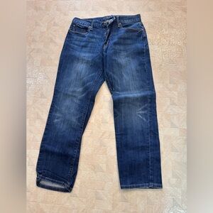 Lucky Brand Men's Relaxed Fit Dark Blue Jeans